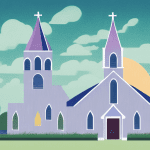30 Father's Day Readings for Church: Service Planner A church building with a sunlit sky in the background