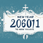 A church sign with a creative new year's message